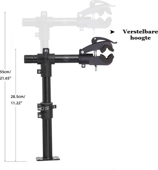 4toolz® Fiets Reparatie Beugel voor wand of werkbank - fiets montagestandaard 360⁰ Verstelbaar