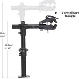4toolz® Fiets Reparatie Beugel voor wand of werkbank - fiets montagestandaard 360⁰ Verstelbaar