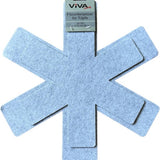 Pannenbeschermer - 2 Stuks - 38 cm en 30 cm - Vilt - Grijs - Optimale Bescherming van je Pannen - Panbeschermer - Onderzetter