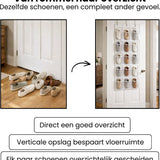 Deur Schoenen Organizer – 15 Vakken – Hangende Schoenenopberger – Transparant – Schoenenrek voor Deur – Opberg Organizer voor Schoenen, Accessoires & Kleding
