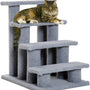 Huisdierentrap Katten- en Hondentrap 4 treden 63,5x43x60cm Grijs