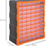 Assortimentsdoos 60 schuifladen - Oranje
