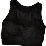 SparkNine Coreshield sportbeha - met ingebouwde pads - M - zwart - push-up sport-bh - high impact ondersteuning - push-up - ademend