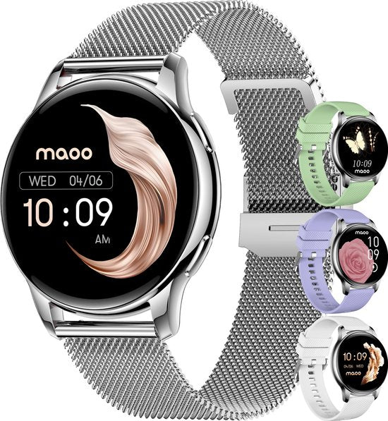 Maoo Ventura - Premium AMOLED Smartwatch Dames