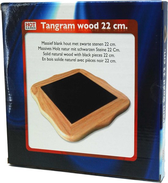 Tangram luxe solid wood blank zwarte ste