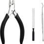 Nagelknip set - 3-delig - Nageltang voor harde teennagels - Nagelschaar - Manicure set - Pedicureset - Teennagelknipper