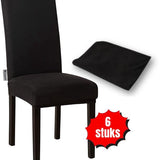 Stoelhoezen - Eetkamerstoel Hoes - 6 Stuks - Bescherm stijlvol je stoelen