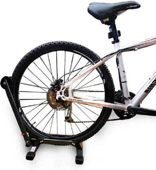 4toolz® Universele vrijstaande Fietsstandaard Mountainbike en Gewone fiets - Zwart