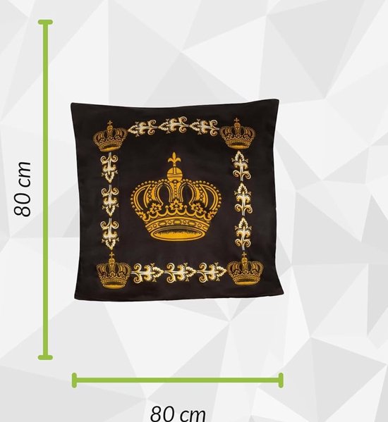 Hanse® Gouden kroon dekbedovertrek - 1 persoons - 135x200cm