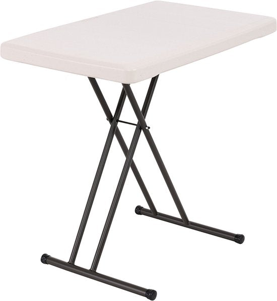 Lifetime® Compacte Campingtafel Bijzettafel Hoogte Verstelbaar - 49x76x53 cm