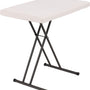 Lifetime® Compacte Campingtafel Bijzettafel Hoogte Verstelbaar - 49x76x53 cm