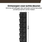 Schoenenkast Hangend - Schoenenzak 12 vakken - Opbergen van Schoenen aan Deur - Schoenenzak Zwart - Oplossing voor rondslingerende schoenen - Hoogwaardige Schoenenkast