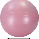 Yoga bal - Roze - inclusief pomp - Fitness bal - Zwangerschapsbal - 75 cm - Stevig & duurzaam