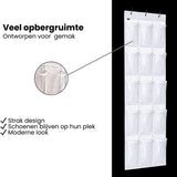 Deur Schoenen Organizer – 15 Vakken – Hangende Schoenenopberger – Transparant – Schoenenrek voor Deur – Opberg Organizer voor Schoenen, Accessoires & Kleding