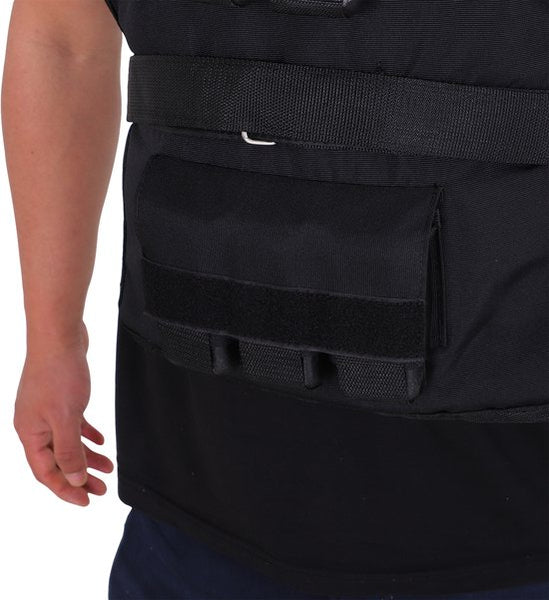 20 kg Gewichtsvest verstelbaar - zwart