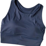 SparkNine Coreshield sportbeha - met ingebouwde pads - S - blauw - push-up sport-bh - high impact ondersteuning - push-up - ademend
