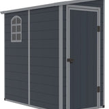 Westmann Kunststof Aanbouw Tuinschuur Hortus L -248x134x194cm - Grijs