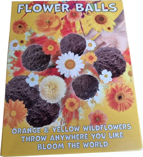 Sasemy - Zomer - Bloem zaden - Wilde Bloemen - Zomerbloemen - Kleuren in je tuin - Bijen en Vlinders - Gele en oranje wilde bloemen