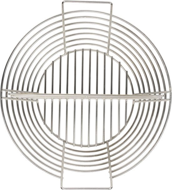 Kolenmand - Met Uitneembare Divider - Geschikt voor 21, 22, 23 en 24 Inch - RVS - Kamado Accessoires - BBQ Accessoires
