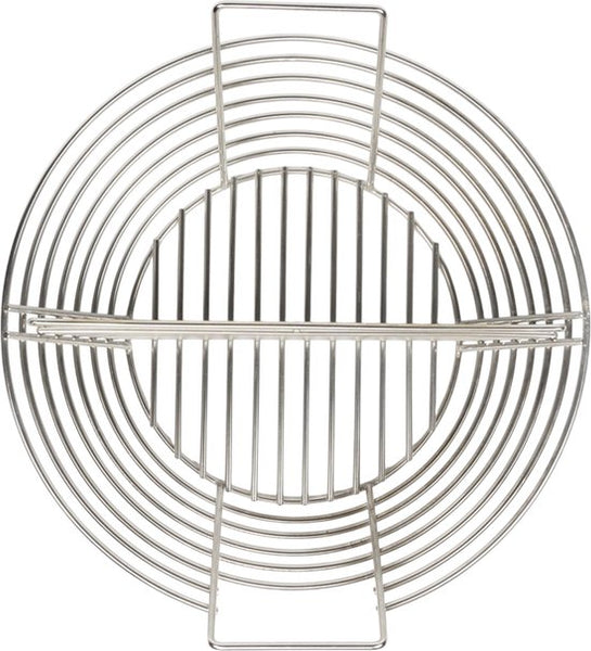Kolenmand - Met Uitneembare Divider - Geschikt voor 21, 22, 23 en 24 Inch - RVS - Kamado Accessoires - BBQ Accessoires