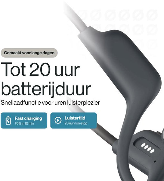 REBØNE® Sport Oortjes - Oordopjes Draadloos - Open ear - Draadloze - Bluetooth Koptelefoon