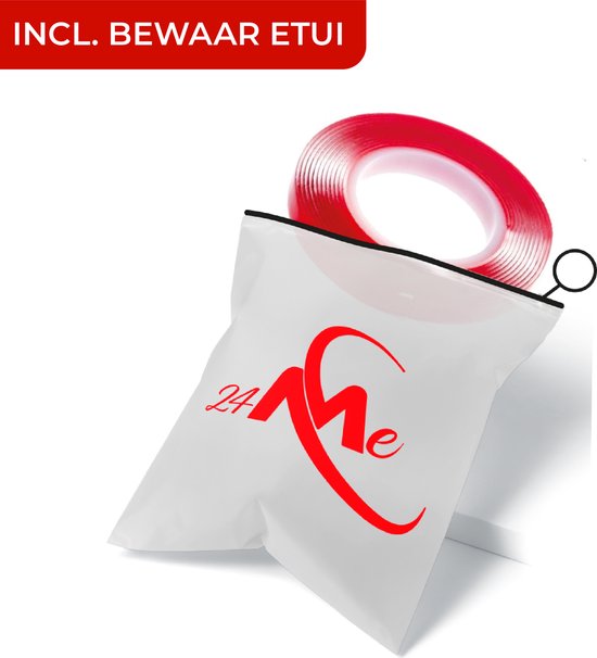 24ME® Dubbelzijdig Montage Tape Etui - 1mm - Transparant - Nano tape - Acrylic VHB