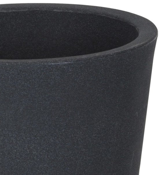 4gardenz Stone Pilaar Plantenbak Rond - 35x55 cm - Steengrijs