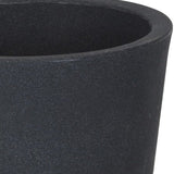 4gardenz Stone Pilaar Plantenbak Rond - 35x55 cm - Steengrijs