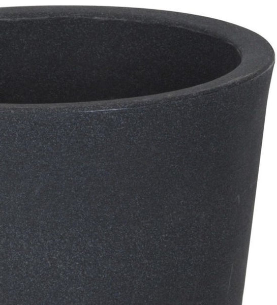 4gardenz Stone Pilaar Plantenbak Rond - 35x55 cm - Steengrijs