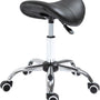 Ergonomische Zadelkruk Kunstleer Amazonekruk in Hoogte Verstelbaar 49-61 cm - Zwart