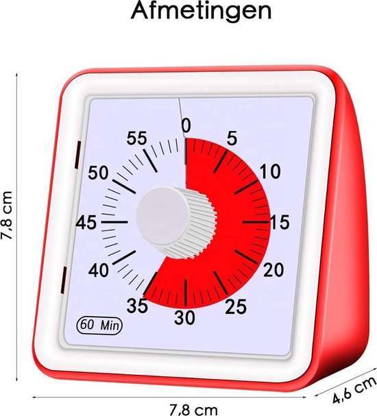 Leerklok voor Kinderen - Timer voor Kinderen - Timer Klok - Klok - Klok