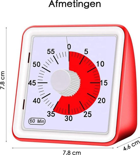Leerklok voor Kinderen - Timer voor Kinderen - Timer Klok - Klok - Klok