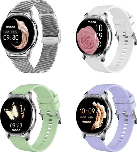 Maoo Ventura - Premium AMOLED Smartwatch Dames
