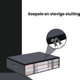 Onderbed opbergtas - 2 stuks - 60x45x15 cm - Kleding of Dekbed opbergen onder het Bed