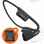 REBØNE® Urban Bone Conduction Headphone – Sport Oortjes Draadloos – Open Ear Hardloop Oordopjes – Bluetooth – 8 uur speeltijd – IPX6 – Zwart