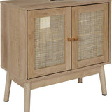 Wastafelonderkast Bali met Uitsparing - 30x60x70 cm - Wastafelmeubel Bruin