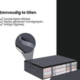 Onderbed opbergtas - 2 stuks - 60x45x15 cm - Kleding of Dekbed opbergen onder het Bed
