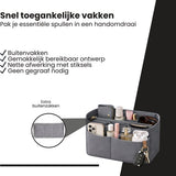 Handtas organizer - Bag in Bag - 11 ruime vakken - 17 9 Tasorganizer