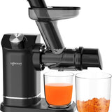 Safecourt Kitchen Slowjuicer - Juicer - Groenten en Fruitpers - BPA-vrij - 700ml - Zwart