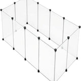 Kattenren voor Binnen - 204 x 102 x 71 cm - Konijnenren - Puppyren - Knaagdierenren - Ren voor Kitten en Puppy - Verstelbaar - Op Maat te Maken