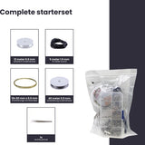 Sieraden Maken Starter Set - DIY Zelf Sieraden Maken Starter Set - Oorbellen - Ketting Hanger - Bedel Armbanden - Resin - Juwelen Start Pakket - Koper