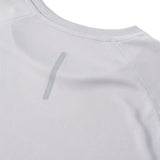 SparkNine Ironlite sport t-shirt heren met reflecterende strepen - L - wit - zweetbestendig - lichtgewicht & sneldrogend