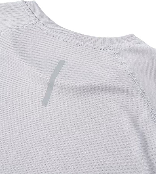 SparkNine Ironlite sport t-shirt heren met reflecterende strepen - XL - wit - zweetbestendig - lichtgewicht & sneldrogend