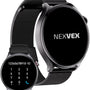 Nexvex® Ultra 2X Smartwatch - Sporthorloge met Belfunctie - Bloeddrukmeter - Stappenteller - Hartslagmeter - Bluetooth Activity Tracker - Android, iOS - 1.46 Inch - Zwart - Staal