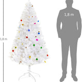 Witte Kunstkerstboom Kant-en-Klaar met decoratie - Wit