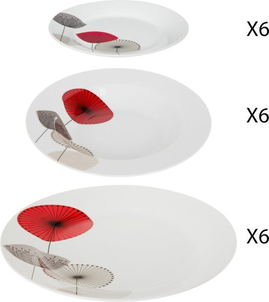 4goodz Porseleinen Servies 6 persoons