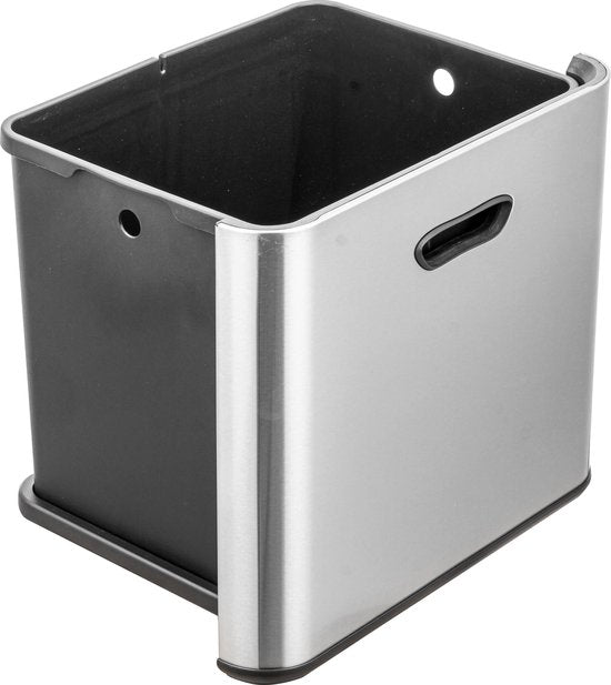 Luzzo Kansas Push Afvalscheidingsprullenbak 63 liter 3 bakken