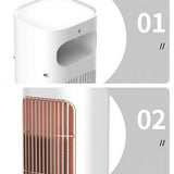 Heater - verwarming - ventilatorkachel - heaters elektrisch voor binnen - luchtverwarmer - Mini Airconditioner Ventilator Draagbare Ruimteverwarming En Koeling 1300W