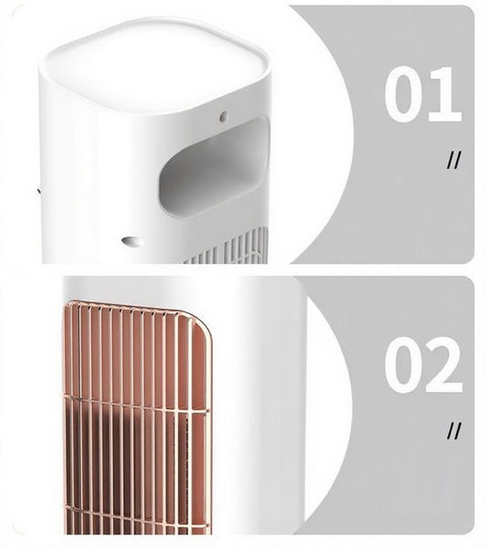 Heater - verwarming - ventilatorkachel - heaters elektrisch voor binnen - luchtverwarmer - Mini Airconditioner Ventilator Draagbare Ruimteverwarming En Koeling 1300W