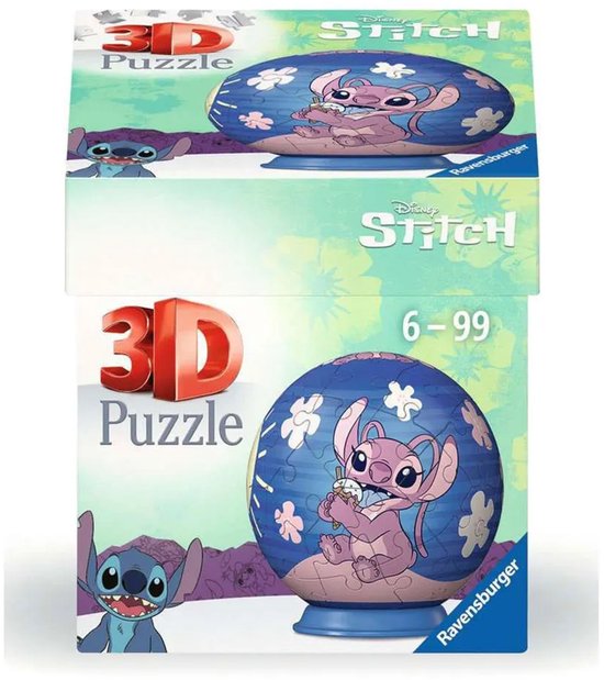 Puzzle-Ball Disney Stitch (Design 2) - 54 stukjes